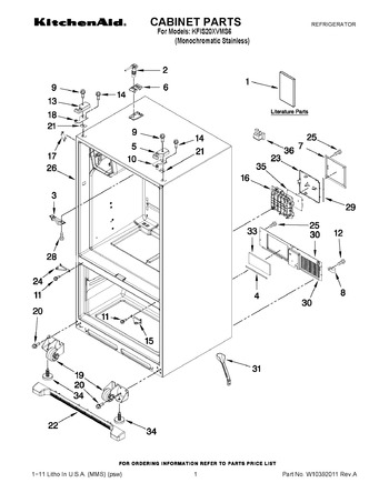 Diagram for KFIS20XVMS6