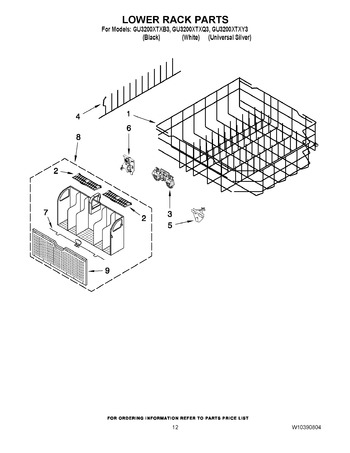 Diagram for GU3200XTXY3