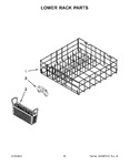 Diagram for 11 - Lower Rack Parts