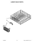 Diagram for 11 - Lower Rack Parts