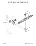 Diagram for 08 - Upper Wash And Rinse Parts