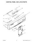 Diagram for 03 - Control Panel And Latch Parts