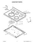 Diagram for 02 - Cooktop Parts