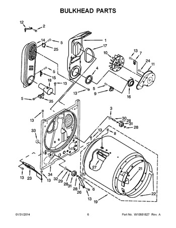 Diagram for 7MWGD1601AW3