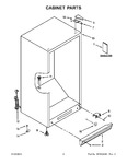 Diagram for 02 - Cabinet Parts