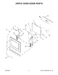 Diagram for 05 - Upper Oven Door Parts