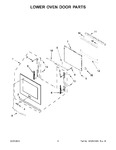 Diagram for 04 - Lower Oven Door Parts