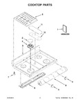 Diagram for 02 - Cooktop Parts