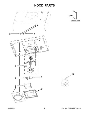 Diagram for UXT2030ADW0