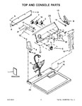 Diagram for 02 - Top And Console Parts