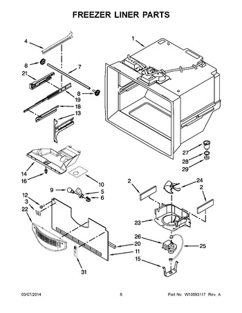 Diagram for 5GBB22PRAW00