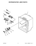 Diagram for 03 - Refrigerator Liner Parts