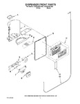 Diagram for 08 - Dispenser Front Parts