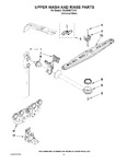 Diagram for 07 - Upper Wash And Rinse Parts