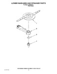 Diagram for 11 - Lower Washarm And Strainer Parts