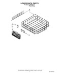 Diagram for 10 - Lower Rack Parts