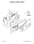 Diagram for 02 - Control Panel Parts