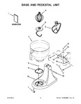 Diagram for 03 - Base And Pedestal Unit