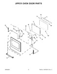 Diagram for 05 - Upper Oven Door Parts