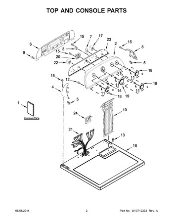 Diagram for 7MWGD1900DW1