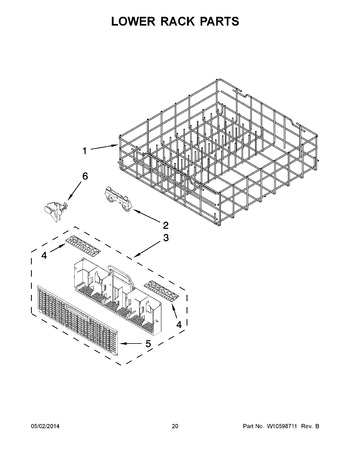 Diagram for WDT710PAYW4