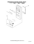 Diagram for 02 - Microwave Control Panel Parts