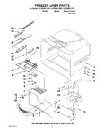 Diagram for 02 - Freezer Liner Parts