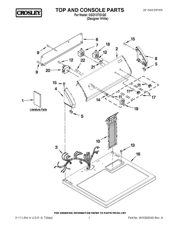 Diagram for CGD137SXQ0