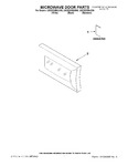 Diagram for 01 - Microwave Door Parts