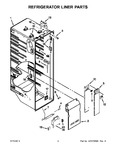 Diagram for 03 - Refrigerator Liner Parts