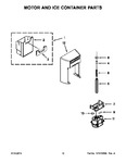 Diagram for 06 - Motor And Ice Container Parts