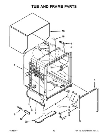 Diagram for WDF320PADW0