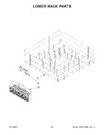 Diagram for 11 - Lower Rack Parts