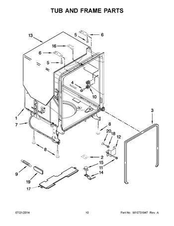 Diagram for WDF520PADB0