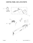 Diagram for 02 - Control Panel And Latch Parts