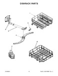 Diagram for 07 - Dishrack Parts