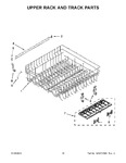 Diagram for 10 - Upper Rack And Track Parts