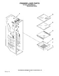 Diagram for 04 - Freezer Liner Parts