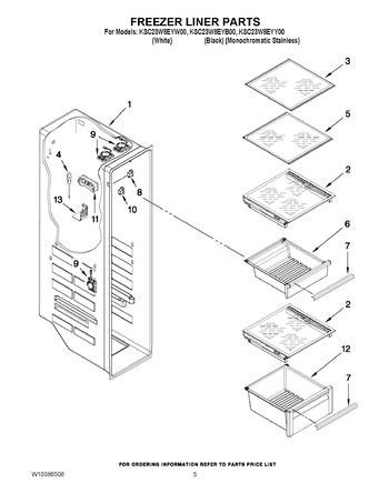 Diagram for KSC23W8EYB00