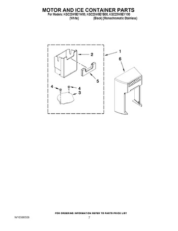 Diagram for KSC23W8EYY00