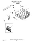 Diagram for 10 - Lower Rack Parts