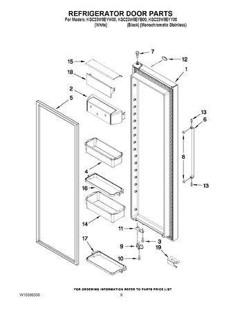 Diagram for KSC23W8EYY00