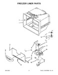 Diagram for 04 - Freezer Liner Parts