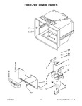 Diagram for 04 - Freezer Liner Parts