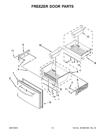 Diagram for WRF736SDAW12