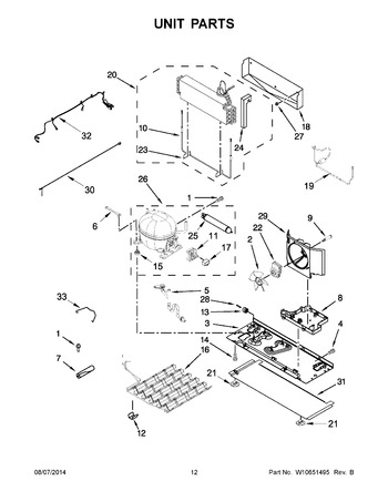 Diagram for WRF736SDAW12