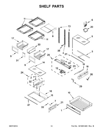 Diagram for WRF736SDAW12