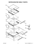 Diagram for 04 - Refrigerator Shelf Parts