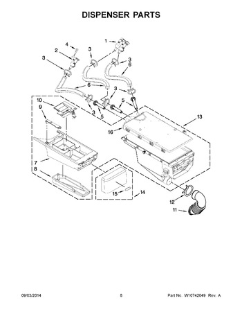 Diagram for YWFW9050XW01