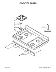 Diagram for 02 - Cooktop Parts